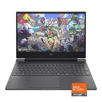 HP Victus 15-FB3093DX Gaming Laptop – AMD Ryzen 7-7445HS, 16GB DDR5, 512GB SSD, RTX 4050 6GB, 15.6" FHD IPS 144Hz, Win 11, Mica Silver HP