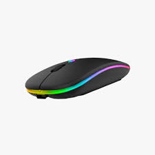 HP W10 Bluetooth and Wireless Dual Mode RGB Mouse – Slim Rechargeable Gaming Mouse HP