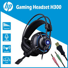 HP H300 USB 3.5mm Wired 4D Stereo Gaming Headset PS4 HP