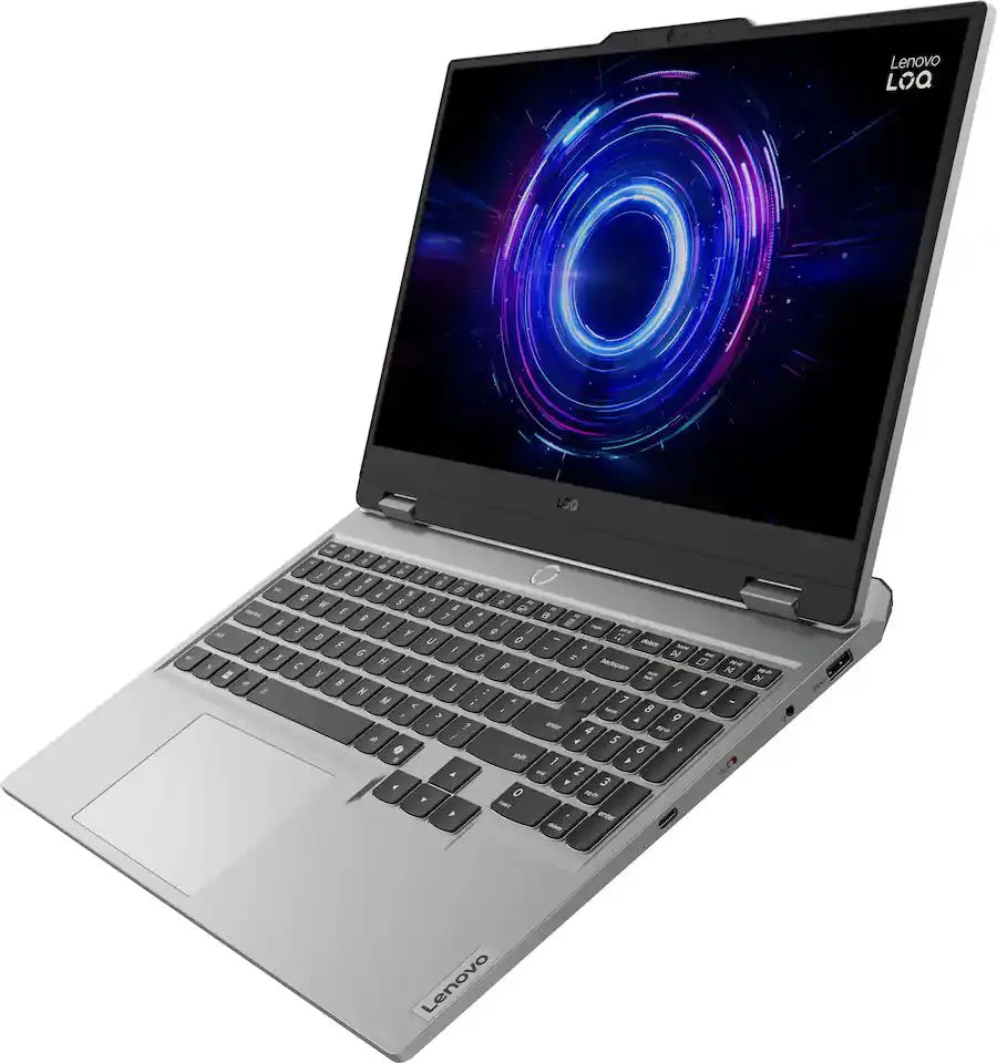 Lenovo LOQ 15 Gaming Laptop – Intel Core i5-13450HX, 16GB DDR5, 512GB SSD, RTX 5050 8GB, 15.6" FHD IPS 144Hz, Win 11, Luna Gray Lenovo
